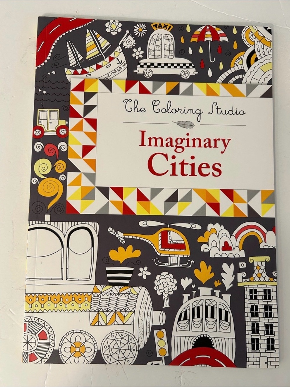 Imaginary Cities Coloring Book - The Coloring Studio with 23 pages